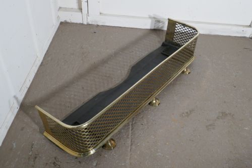 fig 3. Victorian Pierced Brass Fender