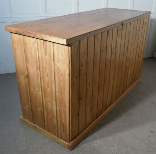 fig 1. Large Victorian Pine 12 Drawer Haberdashery Island Counter
