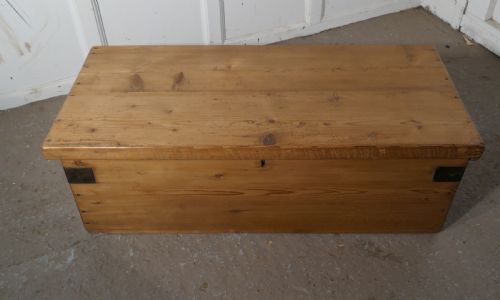 fig 4. Victorian Pine Blanket Box,