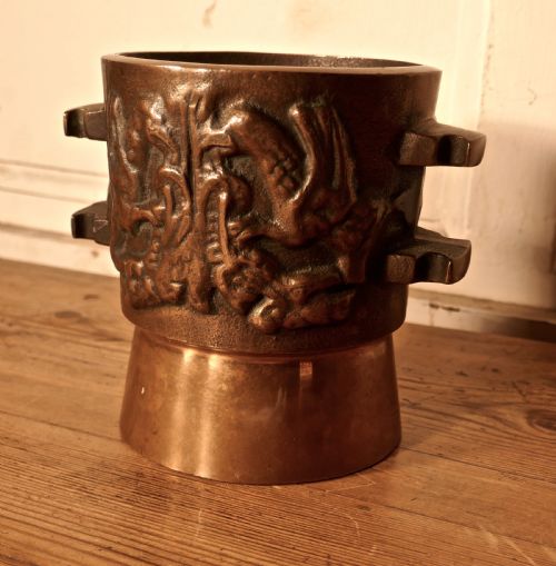 fig 2. Oriental Bronze Pestle and Mortar 