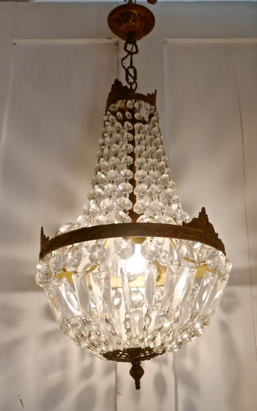 fig 1. French Empire Style Tent Chandelier