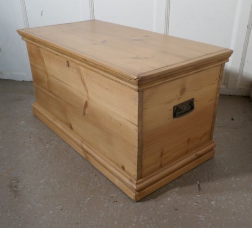 fig 1. Victorian Pine Blanket Box,