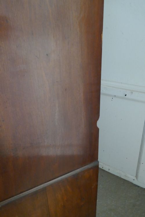 fig 4. A Victorian Mahogany Shelved Press with Hanging rail