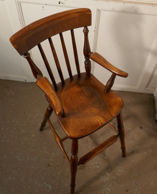 fig 2. Early 19th Century Ash and Elm Childs High Chair