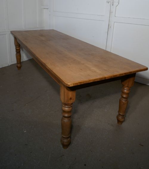 fig 1. Large French Farmhouse Pine Table