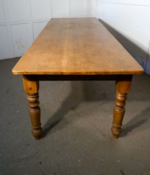 fig 3. Large French Farmhouse Pine Table