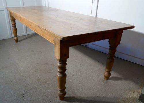 fig 4. Large French Farmhouse Pine Table