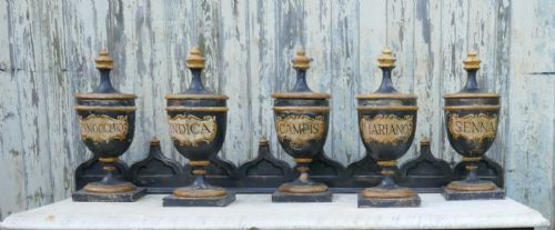 Set of 18th Century Sicilian Apothecary’s Jars