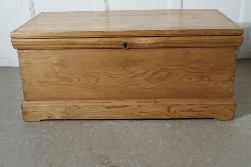 Victorian Pine Blanket Box,