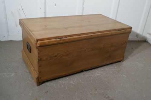 fig 2. Victorian Pine Blanket Box,