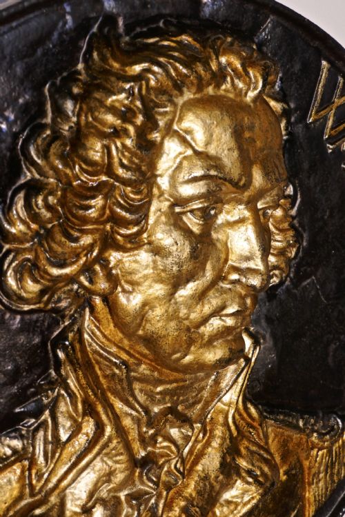 fig 3. Early 19th Century Cast Iron Bust Portrait Plaque of George Washington