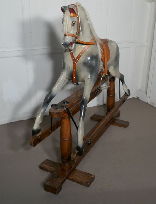 fig 1. Early 20th Century Rocking Horse by Lines Brothers