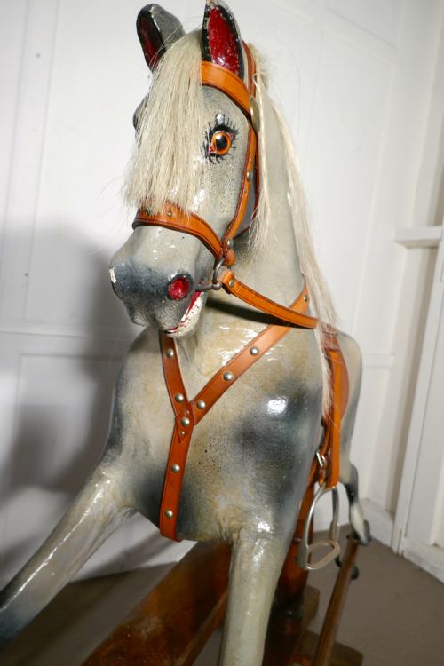 fig 2. Early 20th Century Rocking Horse by Lines Brothers