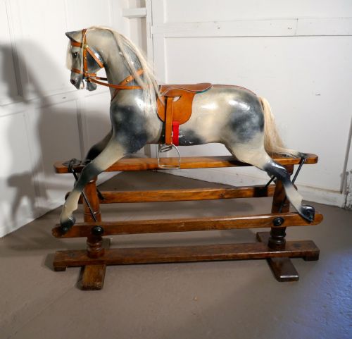fig 4. Early 20th Century Rocking Horse by Lines Brothers