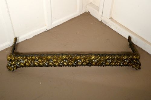fig 1. Decorative Victorian Cast Iron Fender