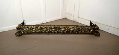 fig 2. Decorative Victorian Cast Iron Fender