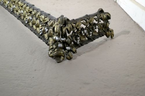 fig 3. Decorative Victorian Cast Iron Fender