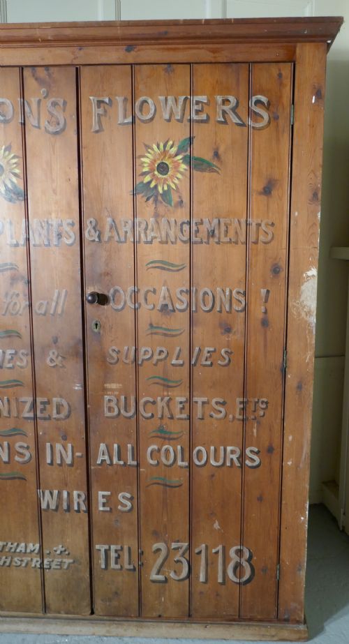 fig 4. Victorian Painted Cupboard,  Waltham London