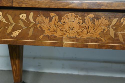 fig 4. Early 19th Century Dutch Marquetry Inlaid Walnut Centre Table 