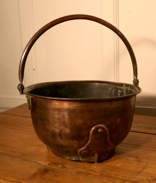fig 1. Art Nouveau Copper Coal or Log Bucket