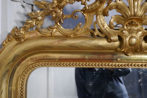 fig 4. 19th Century French Gilt Louis Philippe Wall Mirror