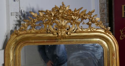 fig 2. 19th Century French Gilt Louis Philippe Wall Mirror