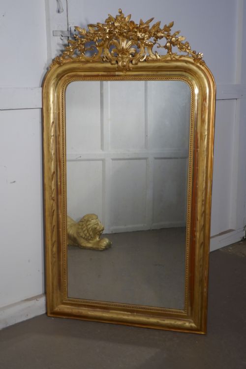 fig 3. 19th Century French Gilt Louis Philippe Wall Mirror