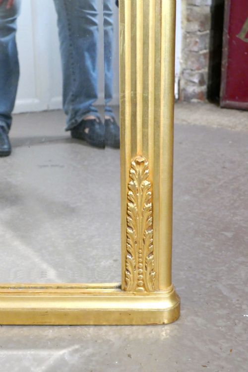 fig 1. Large 19th Century Napoleon III French Gilt Wall Mirror