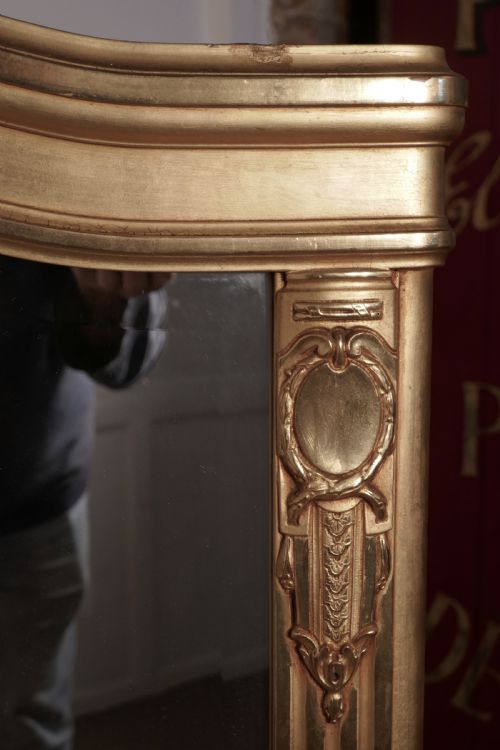 fig 2. Large 19th Century Napoleon III French Gilt Wall Mirror