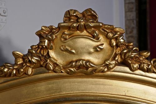 fig 3. Large 19th Century Napoleon III French Gilt Wall Mirror
