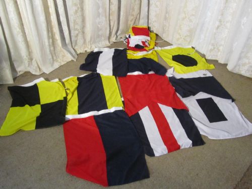 fig 2. A Set Of Maritime 43 Large Signalling Flags