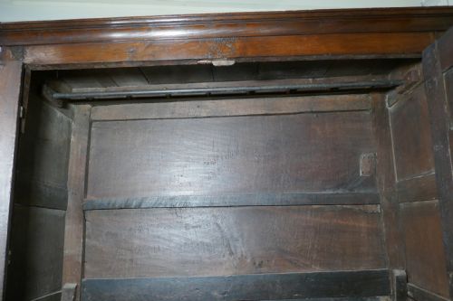 fig 2. 17th Century Welsh Oak Housekeepers Hanging Cupboard
