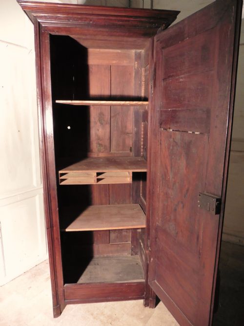 fig 3. 17th Century French Carved Oak Hall Cupboard