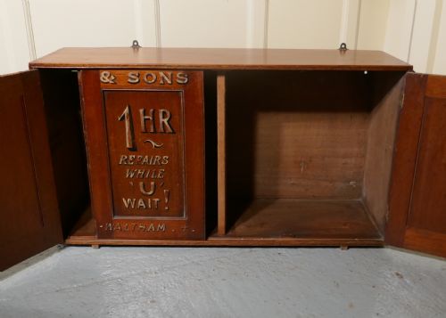 fig 2. Victorian Boot & Shoe Makers Shop Cupboard, Shop Display