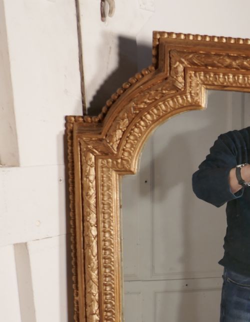 fig 3. Very Large Gilt Overmantel or Over Mantle Mirror
