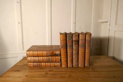 fig 1. 8 Original Leather Bound Volumes Published by John Rushworth