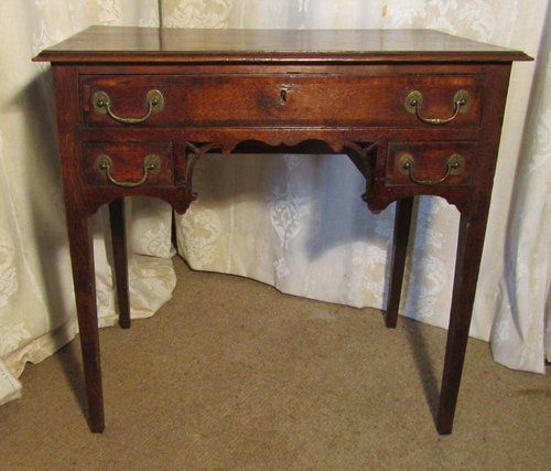 A Georgian Country Oak Lowboy