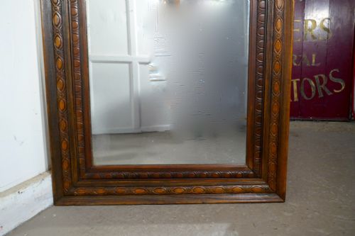 fig 1. A 19th Century Carved Oak Mirror