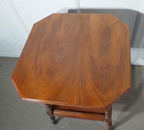 fig 1. An Edwardian Blonde Mahogany Etagere or Occasional Table
