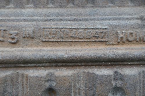 fig 2. Large 19th Century Cast Iron Fire Place