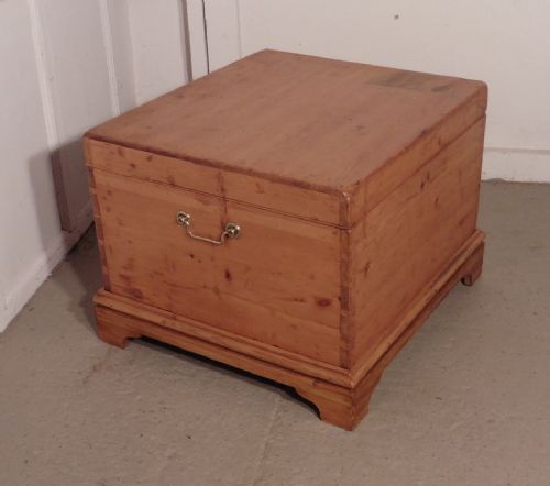 Large Victorian Pine Blanket Box