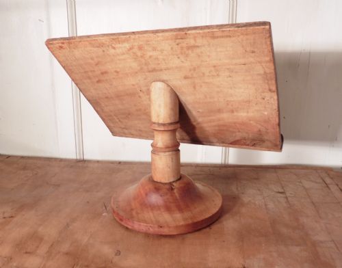 fig 2. A French Sycamore Book Rest, Reading or Music Stand, Lutrin   