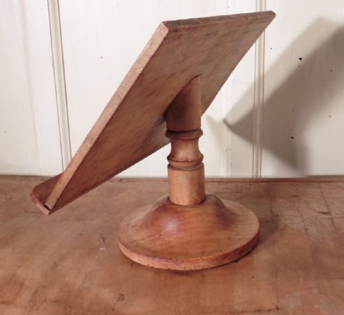 fig 3. A French Sycamore Book Rest, Reading or Music Stand, Lutrin   