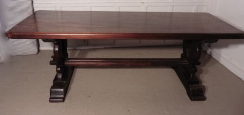 fig 2. A Large French Refectory Table, Table Monastère