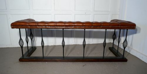fig 2. A Large Wrought Iron and Leather Club