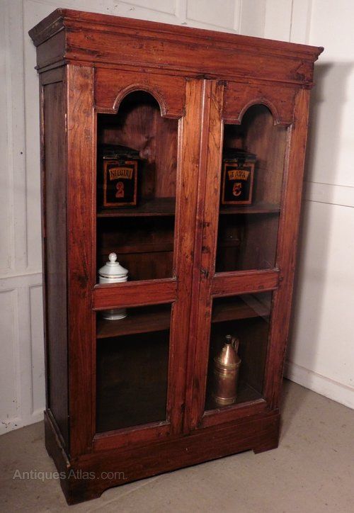 fig 2. Glazed Country Elm Cupboard, Shop Display.