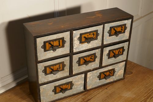 fig 1. Industrial Collectors Organiser Drawers