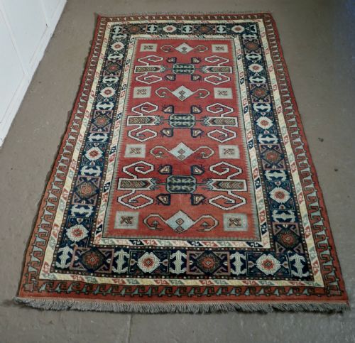 Vintage Hand Woven Shiraz Carpet