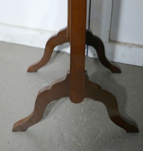 fig 4. Stylish Edwardian Mahogany Cheval Mirror