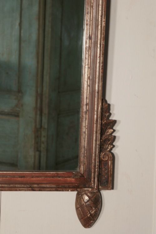 fig 4. Napoleon III, Distressed, Faded Wall Mirror on a Gardening Theme
